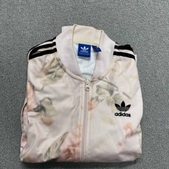 Floral Adidas Trefoil Zip Jacket - Picture 6 of 14